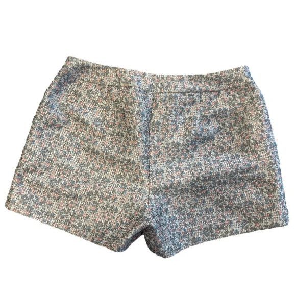 ASTR The Label high waist Metallic Floral Shorts with pockets Women's Sz 4 NWOT - Picture 4 of 8